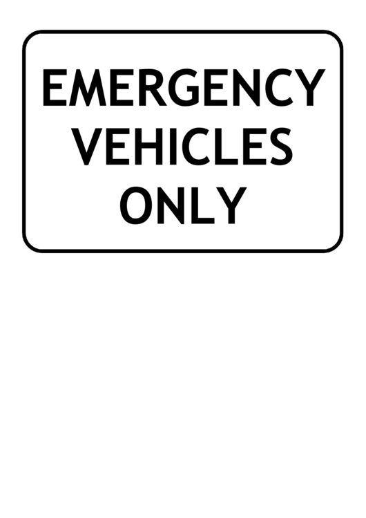 Emergency Vehicles Printable pdf