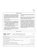 Fillable Mississippi Employees Withholding Certificate printable pdf