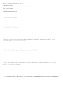 Model Telephone Evaluation Form Printable pdf