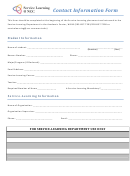 Contact Information Form