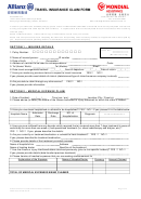 Travel Insurance Claim Form Printable pdf