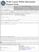Webb County Public Information Request Form