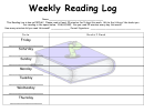 Weekly Reading Log