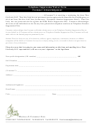 Telephone Suppression Waiver Form Customer Acknowledgement