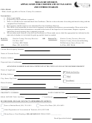 Application For Certificate Of Tax Liens - Charles County