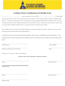 Accident Waiver And Release Of Liability Form Providence Heights