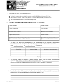 Disabled Access Compliance Documentation Form - City Of Santa Ana Printable pdf