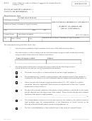 Educational Residency Affidavit Printable pdf