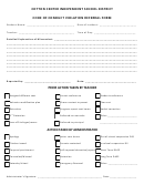 Cotton Center Independent School District Code Of Conduct Violation Referral Form