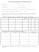 Carroll County Mediation Process School Referral Form
