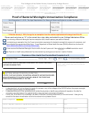 Proof Of Bacterial Meningitis Immunization Compliance