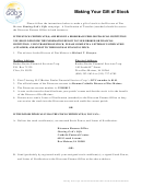 Stock Transfer Instructions Form - Diocese Of Des Moines Printable pdf