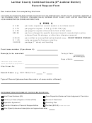 Larimer County Combined Courts - Record Request Form