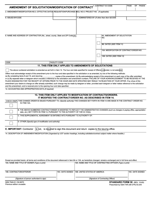 fillable-standard-form-30-amendment-of-solicitation-modification-of