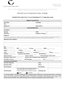 Prior Authorization Form