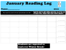 January 2013 Reading Log