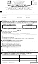 Application For 2017 Tax Abatement