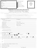 Application Form For Ghana Entry Permit Visa