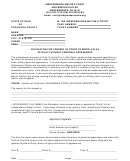 Application For Consent Of Court To Enter A Plea