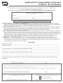 Form Idr 54-067 - Impoundment Structure Property Tax Exemption
