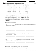 Vocabulary And Spelling Book Test Template