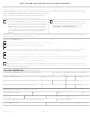 Application For Certified Copy Of Death Record Form - State Of California