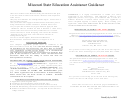 Missouri State Funded Tuition Assistance Application