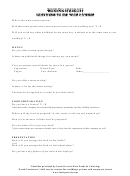 Wedding Checklist Questions To Ask Your Caterer