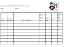 Cleaning Supplies Requisition Form