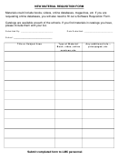 New Material Requisition Form