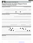 Fillable Departmental Accident Report Form Printable pdf