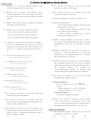 7 Th Grade Pre Algebra Study Guide