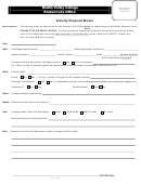 Activity Proposal Memo Printable pdf