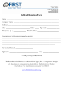 In-kind Donation Form