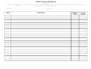 2nd And 3rd Grade January Reading Log Template