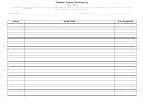 K And 1st Grade January Reading Log Template