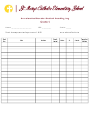 Accelerated Reader Student Reading Log
