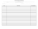K And 1st Grade February Reading Log Template