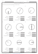 Area & Circumference Worksheet