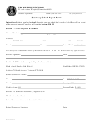 Staples High School Secondary School Report Form
