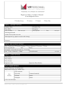 Vip Personnel Register Of Injury / Incident / Hazard & Investigation Form