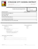 Students Records Request Form