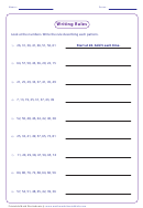 Writing Rules Worksheet Printable pdf