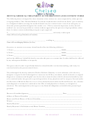 Dental/medical Treatment Authorization And Consent Form