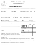 2010 Rental Application Worksheet Template