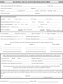 Bucknell Social Event Registration Form