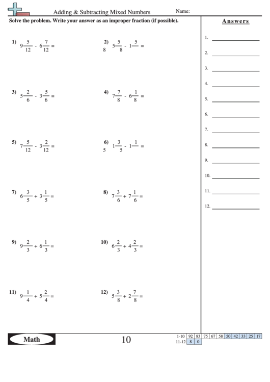 adding-and-subtracting-mixed-numbers-worksheet-with-answer-key-printable-pdf-download