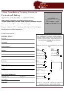 School Application Form Template Printable pdf