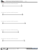 Partitioning And Labeling Numberline Fractions Worksheet With Answer Key Printable pdf