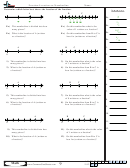 Fraction Location On Numberline Worksheet With Answer Key